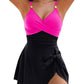 🎉 LIMITED TIME 50% OFF! 💕 Sexy Slim Crossover Ruched One-Piece Swimsuit – Cross Neckline & Curvy Silhouette 👙