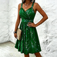 🎉 50% OFF! 👗 Viral Wrap V-Neck Dress – Flowy Grace, Curve Love ✨