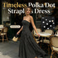 🎉 50% OFF! 👗 Viral Polka Dot Dress – Parisian Romance Mode ✨