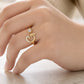 🎉 LIMITED TIME 50% OFF! 💍 Sparkle Initial Ring – Personalized Shine, Perfect Fit ✨