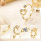 🎉 LIMITED TIME 50% OFF! 💍 Sparkle Initial Ring – Personalized Shine, Perfect Fit ✨