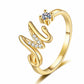 🎉 LIMITED TIME 50% OFF! 💍 Sparkle Initial Ring – Personalized Shine, Perfect Fit ✨