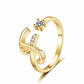 🎉 LIMITED TIME 50% OFF! 💍 Sparkle Initial Ring – Personalized Shine, Perfect Fit ✨