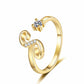 🎉 LIMITED TIME 50% OFF! 💍 Sparkle Initial Ring – Personalized Shine, Perfect Fit ✨
