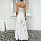 🎉 LIMITED TIME 50% OFF! 👗 Women’s Off-Shoulder Polka Dot Dress – Timeless Evening Romance ✨