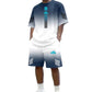 👕 50% OFF NOW! ☀️ Men’s Gradient T-Shirt & Shorts Set – Cool Drips, Zero Fuss 🩳