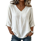 ☁️ 2026 Sale — Over 28,000 Sold!💫Women's Casual V-Neck Loose Blouse – Office Daily 🌸