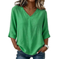 ☁️ 2026 Sale — Over 28,000 Sold!💫Women's Casual V-Neck Loose Blouse – Office Daily 🌸