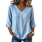 ☁️ 2026 Sale — Over 28,000 Sold!💫Women's Casual V-Neck Loose Blouse – Office Daily 🌸