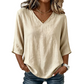 ☁️ 2026 Sale — Over 28,000 Sold!💫Women's Casual V-Neck Loose Blouse – Office Daily 🌸