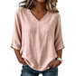 ☁️ 2026 Sale — Over 28,000 Sold!💫Women's Casual V-Neck Loose Blouse – Office Daily 🌸