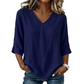 ☁️ 2026 Sale — Over 28,000 Sold!💫Women's Casual V-Neck Loose Blouse – Office Daily 🌸