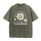 🎁2026 New Arrivals 50% OFF💥Vintage Washed Daisy T-Shirt – Soft Breathable Blend, Relaxed Drop Shoulder Fit and Retro Everyday Style