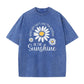🎁2026 New Arrivals 50% OFF💥Vintage Washed Daisy T-Shirt – Soft Breathable Blend, Relaxed Drop Shoulder Fit and Retro Everyday Style