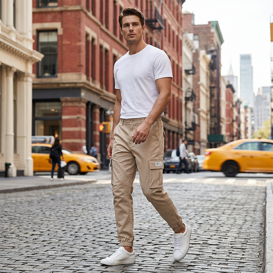 🏆LAST DAY 50% OFF👖Men's Drawstring Cargo Jogger Pants