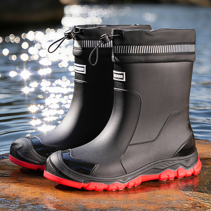 🎉 LIMITED TIME 50% OFF! 🥾 Waterproof Rain Boots – Grip Muddy Trails, Stay Dry in Style 🌧️