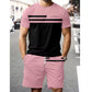 🎉 2026 Sale — Over 11,000 Sold, LIMITED TIME 50% OFF!👕 Men's Casual Short Sleeve T-Shirt & Shorts Set 🩳