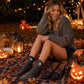 🎉 2026 Sale — Over 34,000 Sold! 🎃 Breathable Halloween Crew Socks – Pumpkin Detail & Unisex Fit 🧦