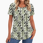 🎉 LIMITED TIME 50% OFF! 👚 Printed Round Neck Top – Casual Cool, Soft Touch ☀️