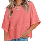 🎉 LIMITED TIME 50% OFF! 👚 Flare Sleeve Patchwork Top – Soft Artistic Whimsy ✨