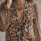 🎉 LIMITED-TIME 50% OFF! 🌸 Leopard V-Neck Tie Top – Wild Feminine Flair ⏰