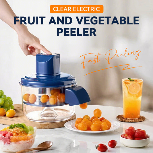 🔥 2026 Sale — Over 38,600 Sold! 🍏 Transparent Electric Peeler – See-Through Speed, Zero Waste ✨