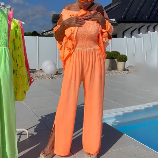👗✨ LIMITED TIME 50% OFF! 🔥 Cutout Top & Bandeau Jumpsuit – Two Looks, Double the Heat 💃