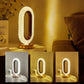 🔥Hot Sale 50% OFF🔥 Stylish Rechargeable Touch Bedside Night Light｜3 Color Temperature Acrylic LED Desk Lamp ✨
