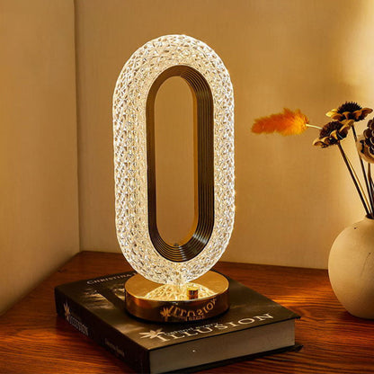 🔥Hot Sale 50% OFF🔥 Stylish Rechargeable Touch Bedside Night Light｜3 Color Temperature Acrylic LED Desk Lamp ✨