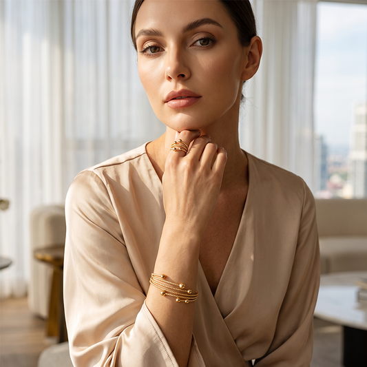 🎉 LIMITED TIME 50% OFF! 💫 Sparkle Wrap Bracelet Set – Effortless Day-to-Night Glam ✨