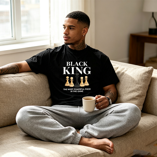 🎉 LIMITED TIME 50% OFF! ♟️ Chess Slogan Tee – Big & Tall Strategic Style 🖤