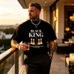 🎉 LIMITED TIME 50% OFF! ♟️ Chess Slogan Tee – Big & Tall Strategic Style 🖤