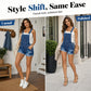 🎉 2026 Sale — Over 43,000 Sold! 👖 Women's Casual Denim Short Overalls – Relaxed Fit Pocket Style 💙