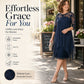 🎉 LIMITED TIME 50% OFF! 👗 Lace Splice Midi Dress – Elegant Day-to-Night Grace ✨