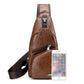 🎉 LIMITED TIME 50% OFF! 👜 Men’s Leather Chest Bag – Urban Utility, Vintage Soul ✨