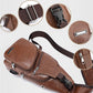 🎉 LIMITED TIME 50% OFF! 👜 Men’s Leather Chest Bag – Urban Utility, Vintage Soul ✨