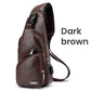 🎉 LIMITED TIME 50% OFF! 👜 Men’s Leather Chest Bag – Urban Utility, Vintage Soul ✨