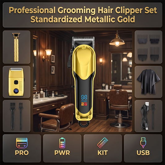 🎉 2026 Sale — Over 33,000 Sold! ✂️ Titanium Clipper Set – Pro Barbershop Power at Home ⚡