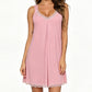 🎉 2026 Sale — Over 31,000 Sold! 🌙 Lace V-Neck Nightdress – Cloud-Soft Sleep Elegance 💤