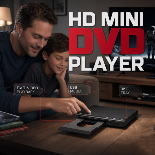 🎉 LIMITED TIME 50% OFF! 📀 Home HD DVD Player – Dolby 5.1 Cinema Clarity 🎬