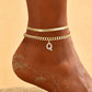 🎉 2026 Sale — Over 27,600 Sold! ✨ Dainty Gold Initial Anklet – Personalized Summer Sparkle 🦶