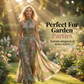 🎉 LIMITED TIME 50% OFF! 💚 Floral Halter Maxi Dress – Goddess Vibes, Floor-Sweeping Flow ✨