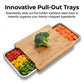 🎉 LIMITED TIME 50% OFF! 🪵 Slide-Out Tray Cutting Board – Prep Smarter, Cook Faster 🍳