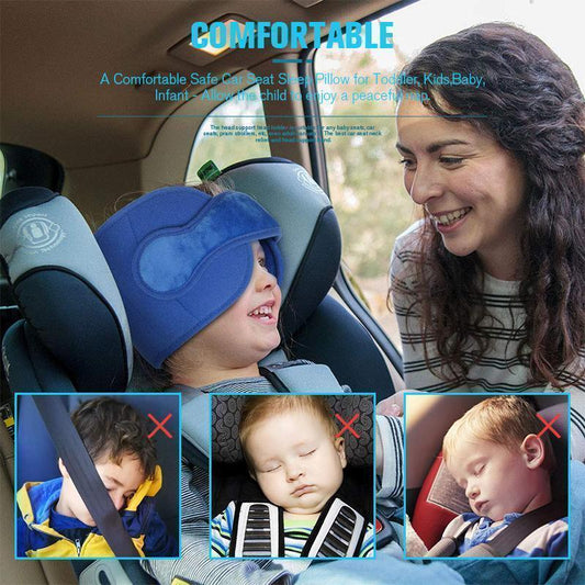 🎉 2026 Sale — Over 22,000 Sold! 💤 Kids Car Sleep Support Band – Peaceful Road Naps 🌸