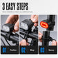 🎉 2026 Sale — Over 32400 Sold! ⏳ USB Rechargeable Bike Light Set｜Bright Front Light & Rear Warning Light, Waterproof Cycling Lamp 🚲🔦✨
