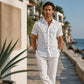 🎉 LIMITED TIME 50% OFF! 🏝️ Men’s Relaxed Geometric Shirt – Breezy Fit, Bold Vibes ✨