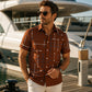 🎉 LIMITED TIME 50% OFF! 🏝️ Men’s Relaxed Geometric Shirt – Breezy Fit, Bold Vibes ✨