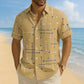 🎉 LIMITED TIME 50% OFF! 🏝️ Men’s Relaxed Geometric Shirt – Breezy Fit, Bold Vibes ✨
