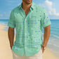 🎉 LIMITED TIME 50% OFF! 🏝️ Men’s Relaxed Geometric Shirt – Breezy Fit, Bold Vibes ✨