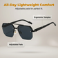 📢📢 50% OFF !! ⏰ Men’s Geometric Polygon Sunglasses – Sharp Angles, Sharper Vision 😎